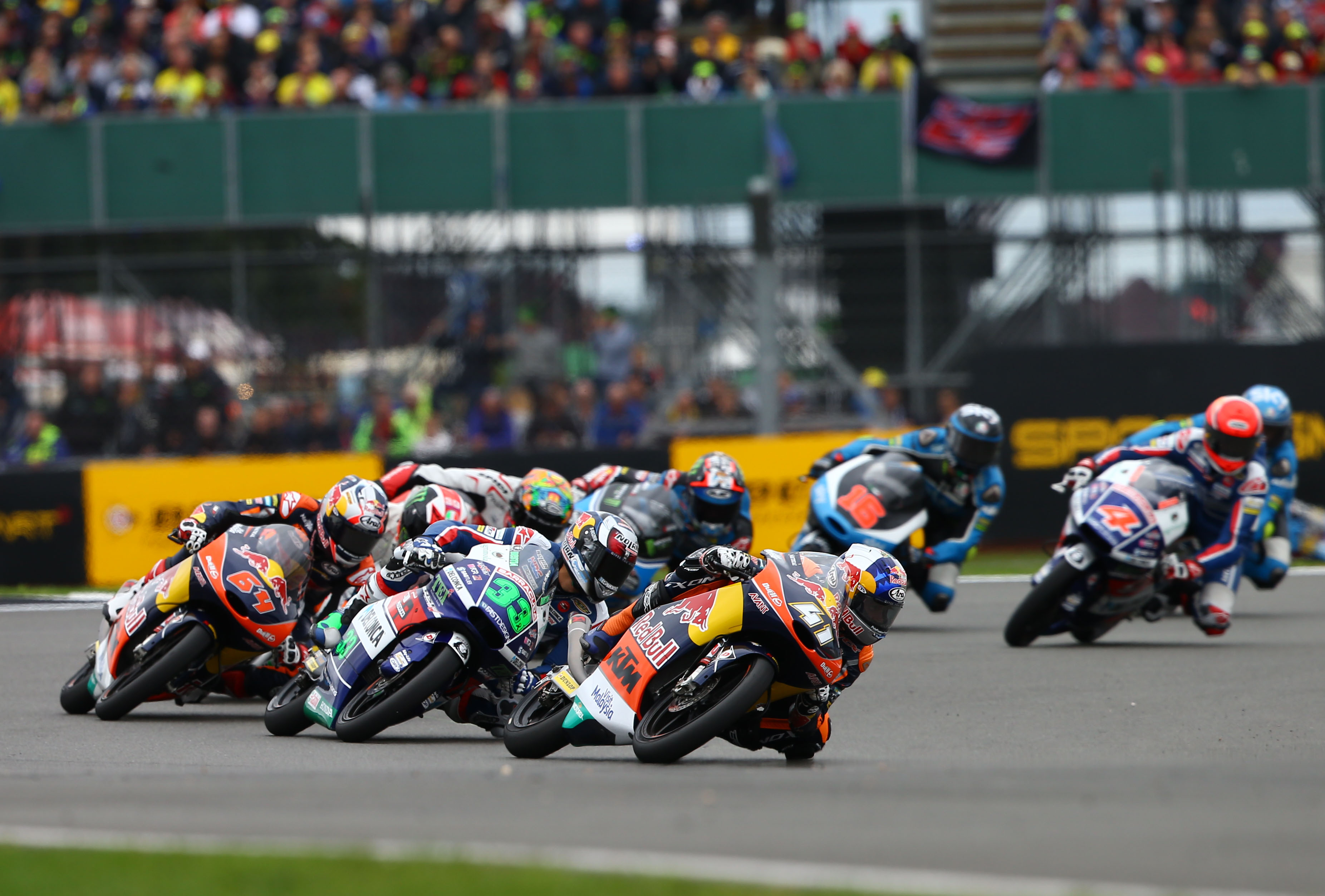 Rd 12 Silverstone 3rd, first podium in Moto3